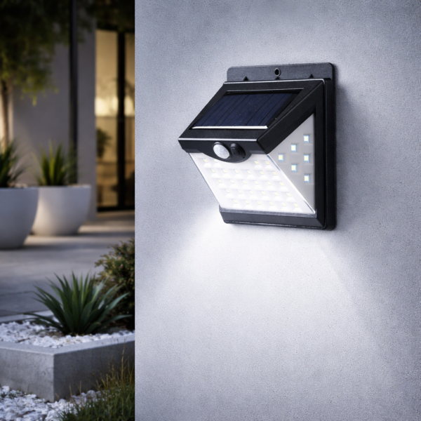 Aplique LED 6000ºK Solar IP65 Sensor 40.000H [LUM-LUM40-PIR]