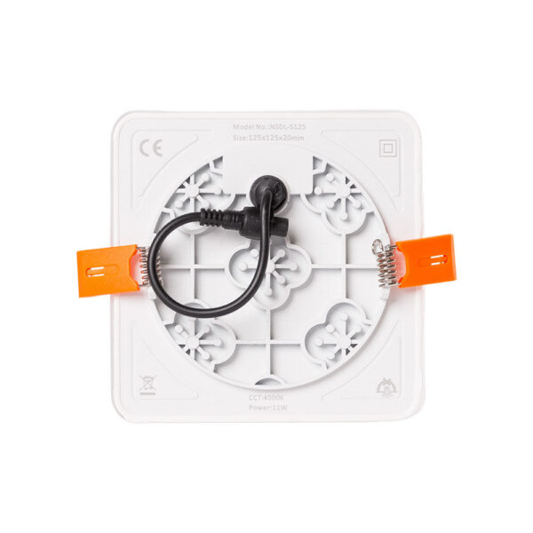 lum_nsdl_s125_w_3 Placa LED 11W 883Lm 4000ºK Cuadrado sin Marco 40.000H [LUM-NSDL-S125-W