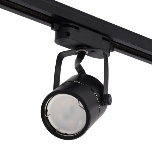 [LUM-R391-B] Foco de Carril GU10 - Acabado Negro