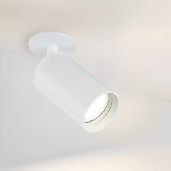 [LUM-RGU10-W] Faretto da incasso GU10 bianco (senza lampadina) [LUM-RGU10-W]