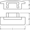 [LVE-4058075277632] Ledvance Tapón Final Perfíl Plano Tiras LED -PF03/EC Pack 2