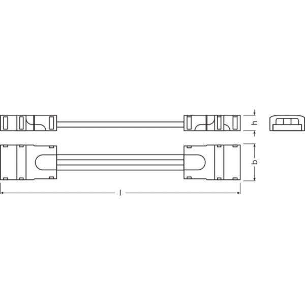 [LVE-4058075451384] Ledvance Conectores Tiras LED TW -CSW/P3/50 Pack 2