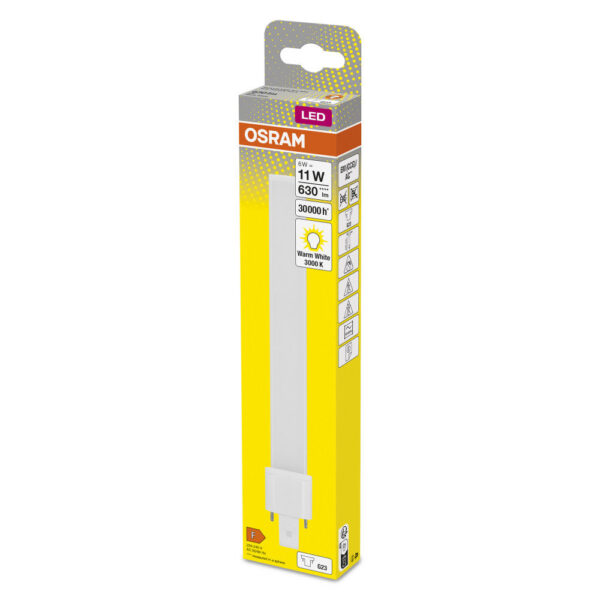 [LVE-4058075558069] Lámpara LED Ledvance/DULUX G23 6W 630Lm 3000K 120º IP20