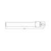 [LVE-4058075558069] Lámpara LED Ledvance/DULUX G23 6W 630Lm 3000K 120º IP20
