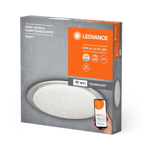 [LVE-4058075573475] Plafón LED Ledvance "Smart"   24W 1800Lm 2700…6500K 120º IP20 Regulable