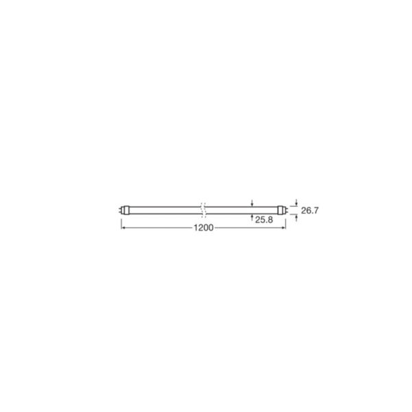 [LVE-4099854036934] Tubo LED T8 Ledvance/Osram G13 13,5W 2100Lm 6500K  190º IP20