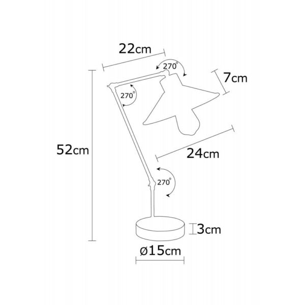 Lámpara de Mesa "Huanggang" [OPV-525NOR2128]