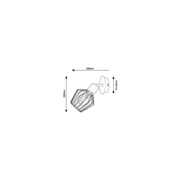 Foco Spot RABALUX "Belano" 1xE27 IP20 [RAB-3534]