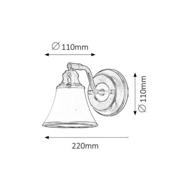 Foco Spot RABALUX "Grando" 1xE14 IP20 [RAB-6545]