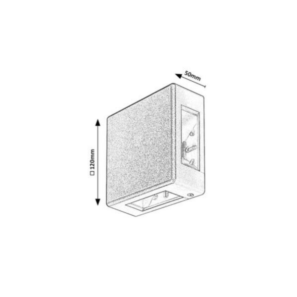 Aplique Exterior RABALUX "Lippa" LED 190Lm 6W 190Lm IP54 [RAB-7317]