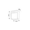 Aplique Exterior RABALUX "Balimo" LED 560Lm 12W 560Lm IP54 [RAB-7476]