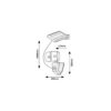 Aplique Exterior Solar RABALUX "Zlarin" LED 12W 700Lm 4000ºK Sensor IP44 [RAB-77012]