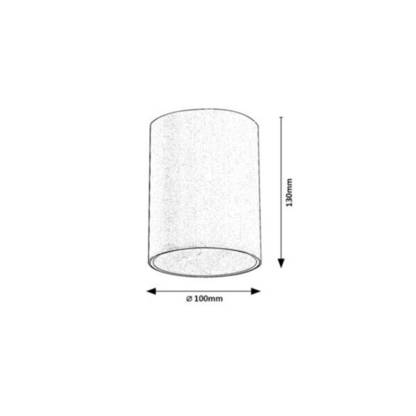 Lámpara de Techo Exterior RABALUX "Zombor" 1xGU10 IP54 [RAB-7819]