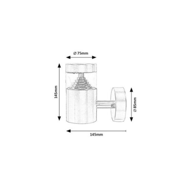 Aplique RABALUX "Lisbon" LED 7W 560Lm 4000ºK IP54 [RAB-7827]
