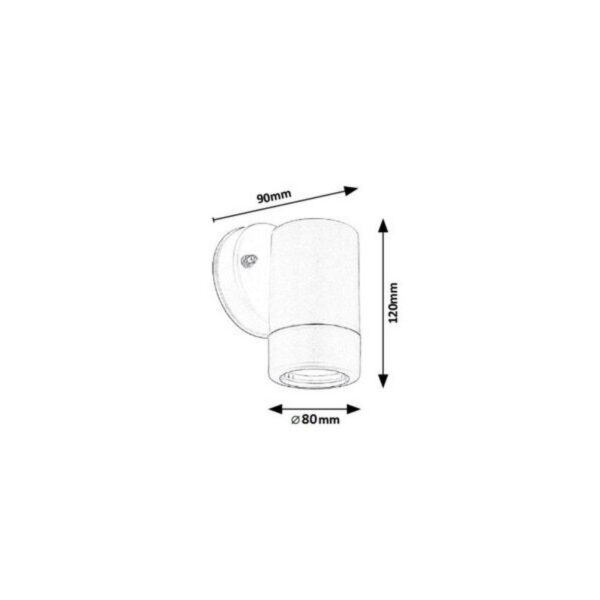 Aplique Exterior RABALUX "Medina" 1xGU10 IP44 [RAB-8832]