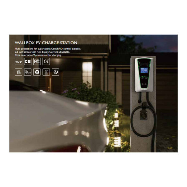 Cargador para Coche Eléctrico 7kW Monofásico 5m Tipo 2