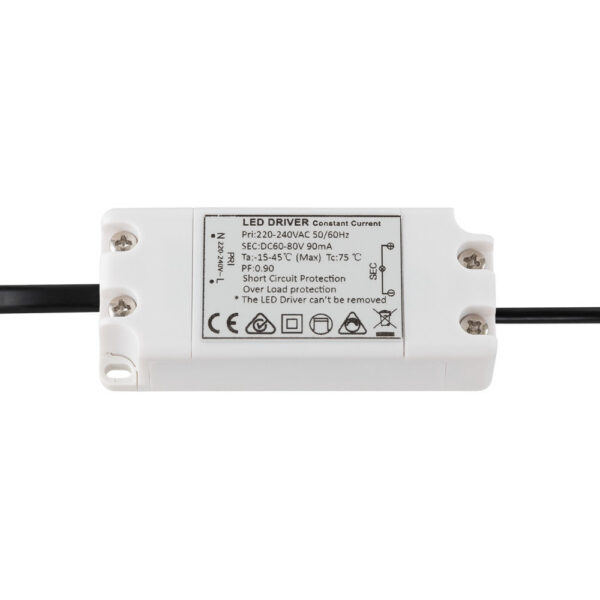 Foco Downlight LED Empotrabñe 8W 720Lm CCT 3000-6500ºK (Tonalidad Luz Regulable) 60º  IP44 Flicker Free [SE-SCL319-8W-CCT]