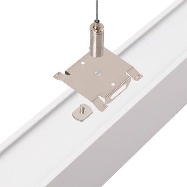 Luminaria Lineal Enlazable LED 45W 4,500Lm 180Cm CCT (Tonalidad Luz Regulable) Driver Lifud Superficie/ Suspendida