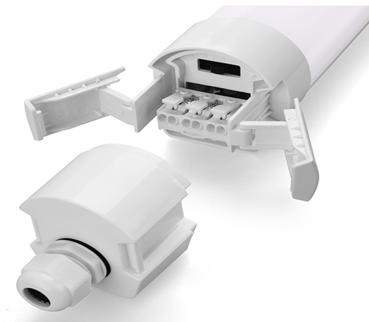 Regleta LED Enlazable 50W 6000Lm 1500Cm  IP65 CCT 3000-6500K (Tonalidad Luz Regulable) 75º  Superficie/ Suspendida