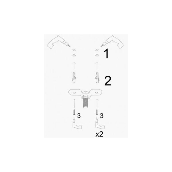 Lámpara de Techo "Marco" [SKD-521MRC]