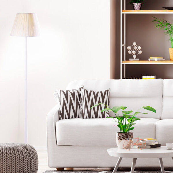 Lámpara de Suelo "Toby" [SKD-F009-W]