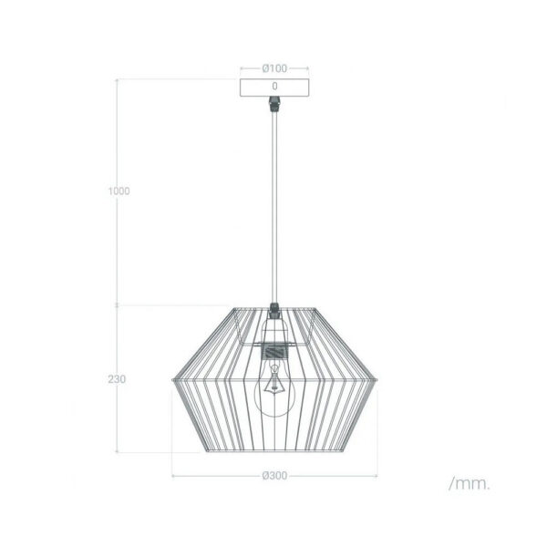 Lámpara Colgante "Okara" [SKD-P80002]