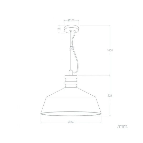 Lámpara Colgante "Madan" [SKD-P80019]