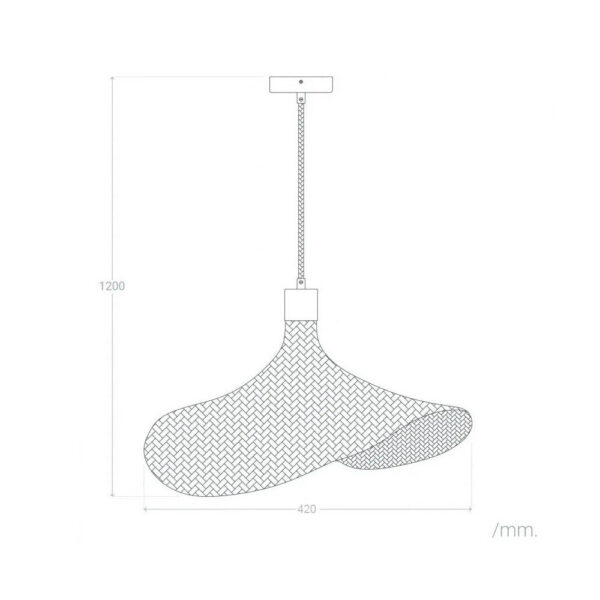 Lámpara Colgante "Itabuna" [SKD-P80021]