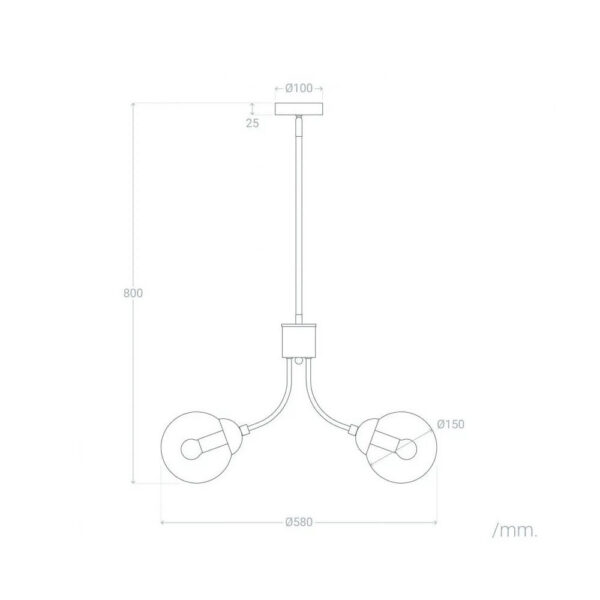 Lámpara Colgante "Neuquen" [SKD-P80022]