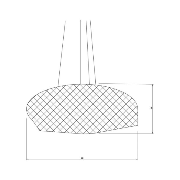 Lámpara Colgante "Badalona" [SKD-P80025]