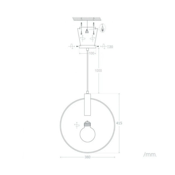 Lámpara Colgante "North Hempstead" [SKD-P80031]