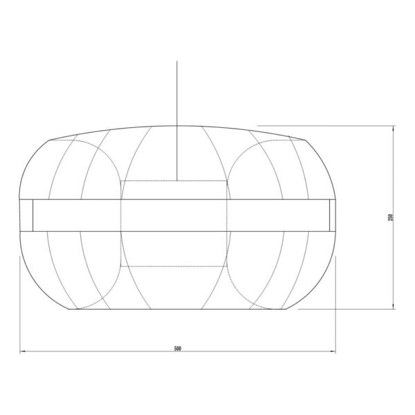 Lámpara Colgante "Burgas" [SKD-P80041]