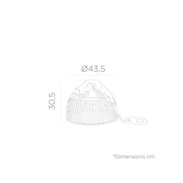 Lámpara Colgante "Jacarei" [SKD-P80051]