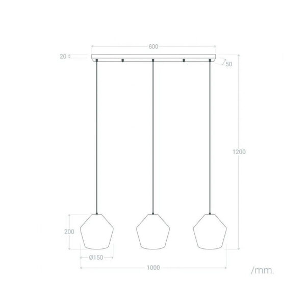 Lámpara Colgante "Araraquara" [SKD-P80055]