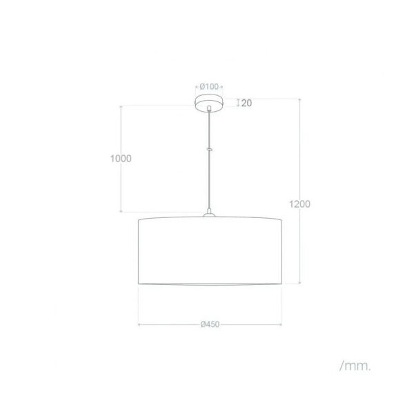 Lámpara Colgante "Heroica Nogales" [SKD-P80058]