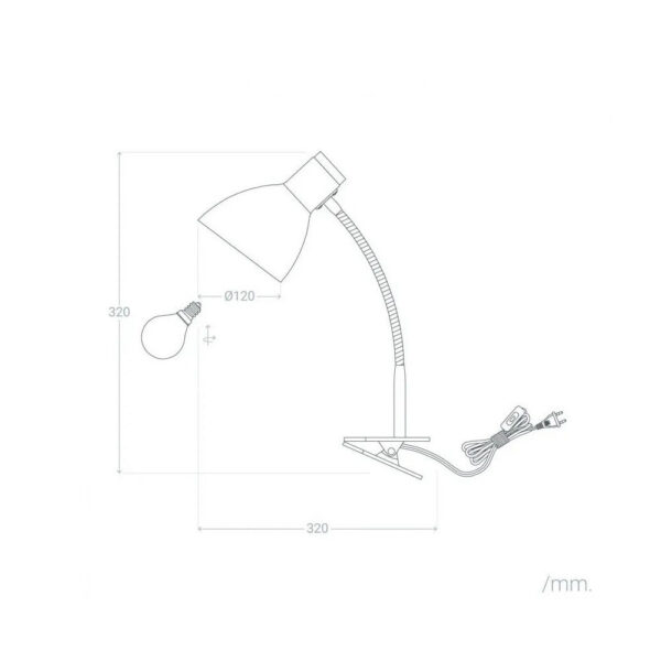 Lámpara de Mesa "Chishui" [SKD-T1005]