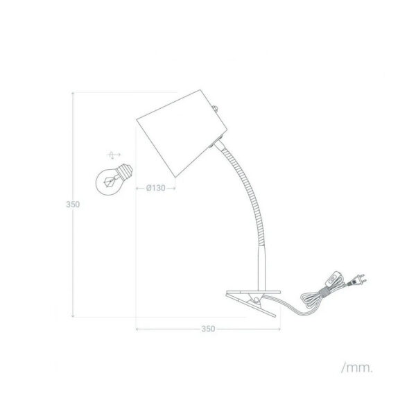 Lámpara de Mesa "Centurion" [SKD-T1006]