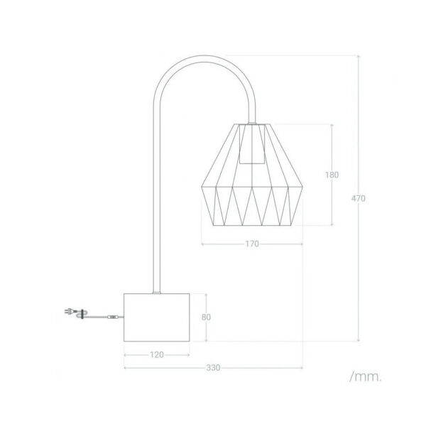 Lámpara de Mesa "Uluberiya" [SKD-T1008]