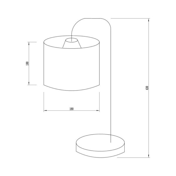 Lámpara de Mesa "El Tigre" [SKD-T1012]