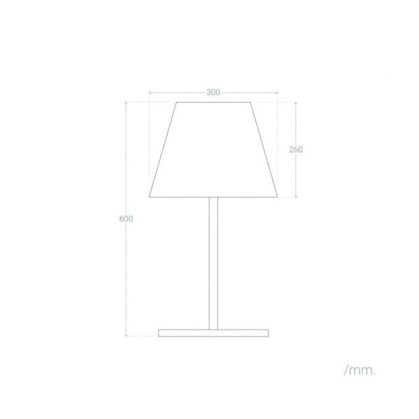 Lámpara de Mesa "Ibb" [SKD-T1015]