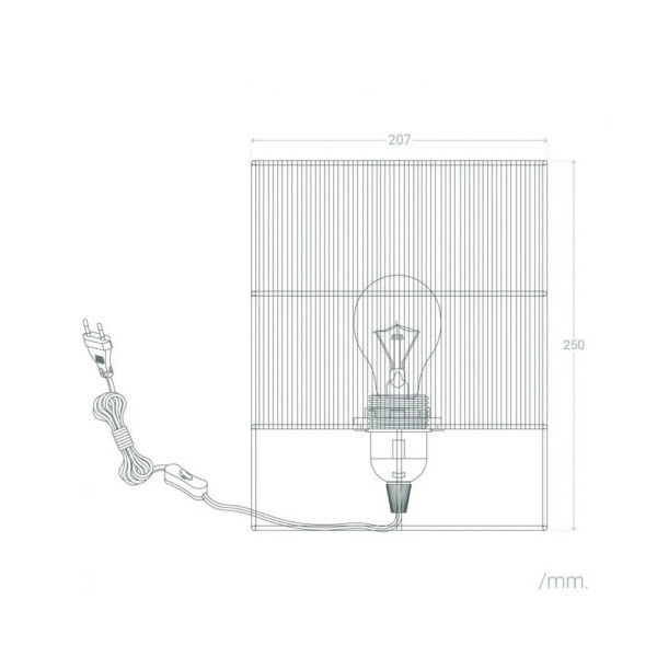 Lámpara de Mesa "Bayamo" [SKD-T1019]
