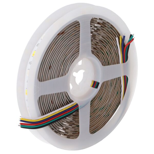 Tira LED SMD5050 14,4W/M 140Lm/W  24VDC IP20 RGB/CCT Rollo 5M