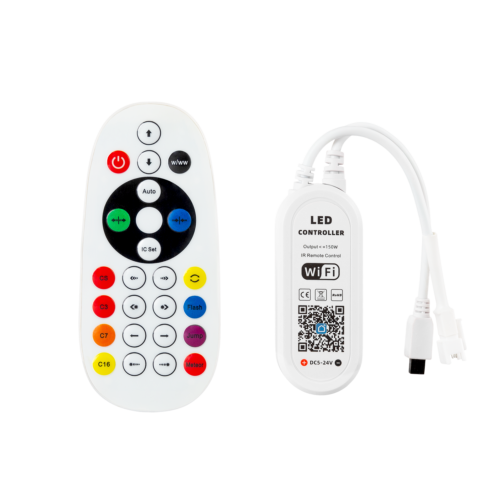 sky_sp610_b_0-4 Controlador LED RGB Tuya App + Control Remoto 12-24VDC IP20