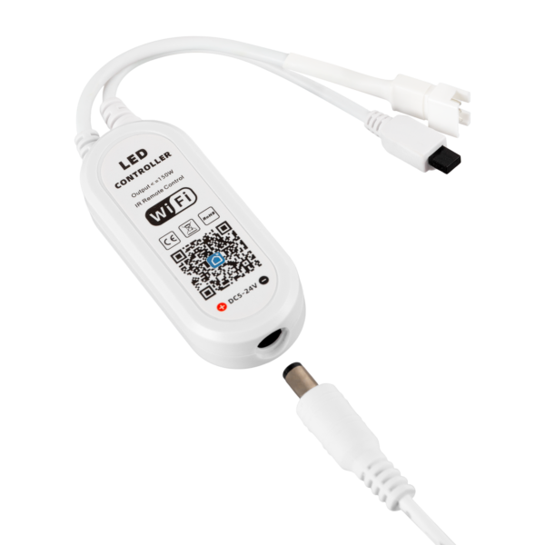 Controlador LED RGB Tuya App + Control Remoto 12-24VDC IP20