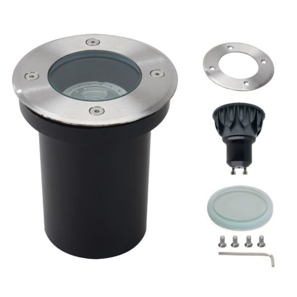 Foco de Empotrar Jardín GU10 5W 3000ºK (incluido) 60º IP65