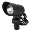 Foco Led con Pincho Jardín 18W 60º IP65 3000ºK Acabado Negro