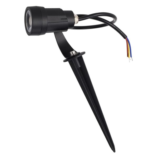 sl_fp_5w_1_ww_3 Foco Led con Pincho Jardín 5W 60º IP65 3000ºK Acabado Negro