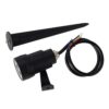Foco Led con Pincho Jardín 5W 60º IP65 3000ºK Acabado Negro