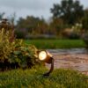 Foco Led con Pincho Jardín 5W 60º IP65 3000ºK Acabado Negro