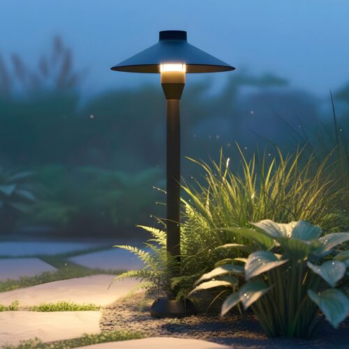 Baliza LED Exterior  "Oldenburg" 54Cm 7W 220VAC 3000ºK Negro